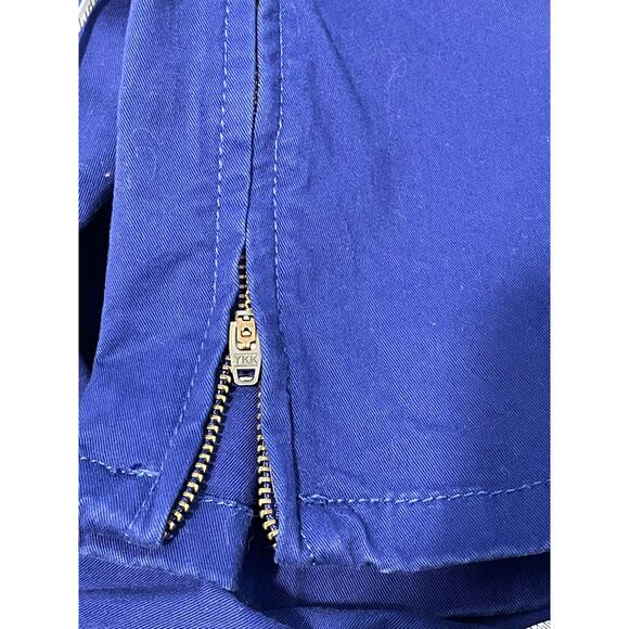 Boden Chino Pants Size 10R Royal Blue Mid Rise Straight Leg Ankle Zip Preppy NWT - Picture 5 of 8